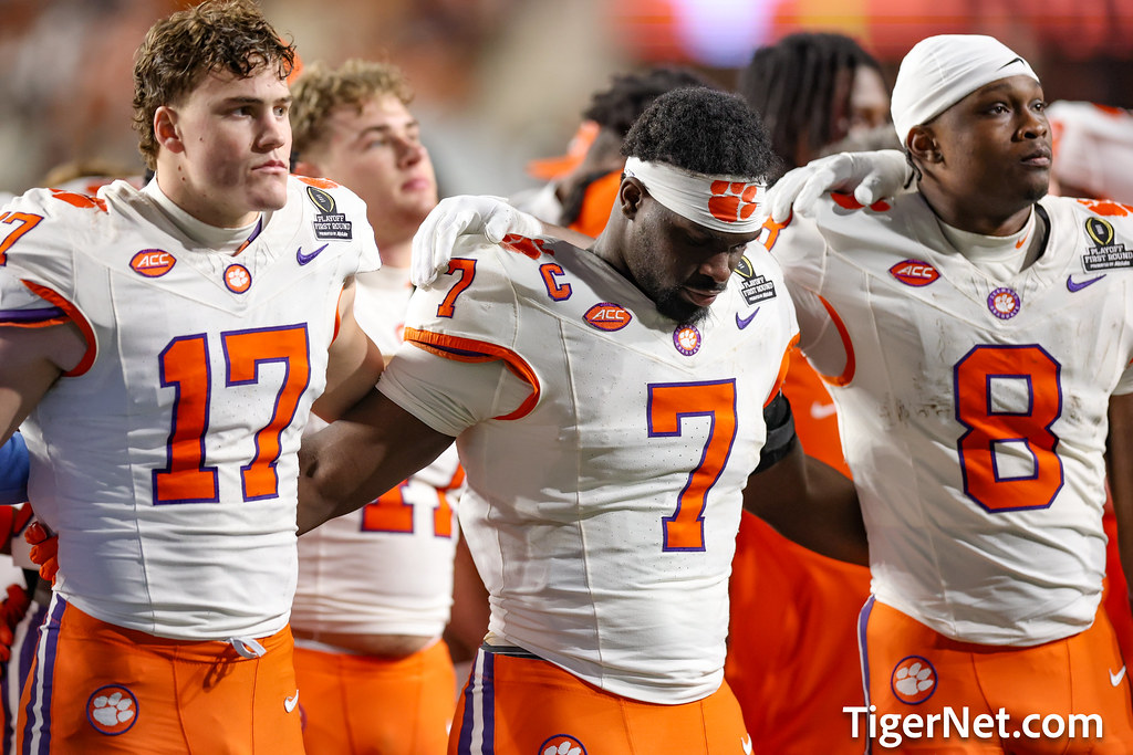 Clemson Football Photo of Adam Randall and Phil Mafah and texas