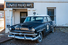 Erie Street - 1953 Ford Customline Police car - Lowell AZ