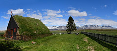 Islande - région Nord-Ouest -église Vidimyrarkirkja  (Viđimýrarkirkja)