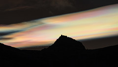 Nacreous clouds in Fáskrúðsfjörður