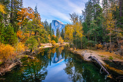 Half Dome and Reflection