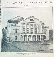 National Assembly building in Weimar 1919