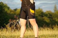 Cycling in new shorts 3/9