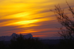 Another one of those fantastic winter sunsets in the desert