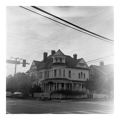 Fancy home and intersection, Fredericksburg