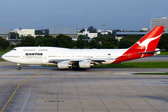 Qantas | Boeing 747-400 | VH-OJG | Bangkok Don Muang