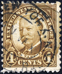 4 cents William Taft postage stamp (1930)