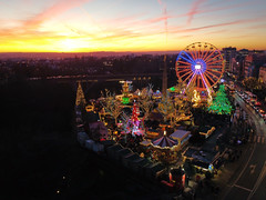 Christmasmarket Sunset