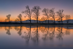 *evening silence by the river*