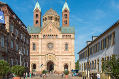 The Speyer cathedral, Domplatz Speyer, Rhineland-Palatinate, Germany