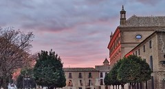 Último atardecer del año 2024 en Úbeda.