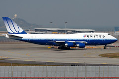 United Airlines | Boeing 747-400 | N118UA | Hong Kong International