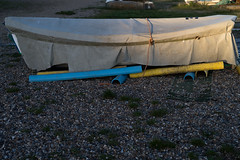 Fishing boat on Pakefield Beach