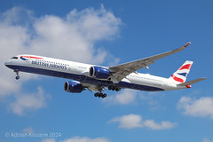 BRITISH AIRWAYS A350 G-XWBF