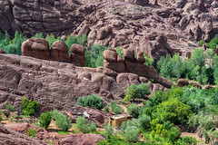 Forme rocciose verso le Gole del Dades - Rock shapes towards the Dades Gorges