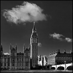 UK - London - Westminster - Elizabeth Tower_sq mono_5009536