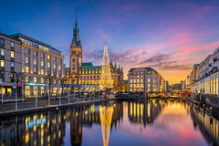 Sunset in Hamburg (explored)