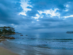 Cloudy Sunrise Seascape at Denhams Beach