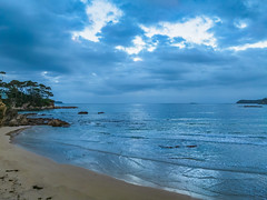 Cloudy Sunrise Seascape at Denhams Beach