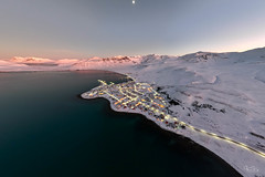 Grundarfjörður at dusk