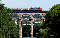 DB 111 139 Bietigheim, Enzviadukt 14.08.2016