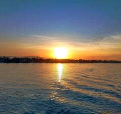 Nile sunset colors