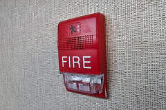 Edwards Genesis fire alarm at at Hampton Inn Egg Harbor [02]