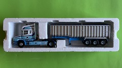 Corgi - CC12805 - Limited Edition Collectables - Scania T  Topline Bulk Tipper - Articulated Truck / Half Pipe Trailer - Tinnelly, Rostrevor, County Down - Miniature Diecast Metal Scale Model Heavy Goods Vehicle