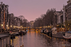 Early evening in Amsterdam