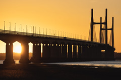 Sunrise at the Prince Of Wales Bridge.