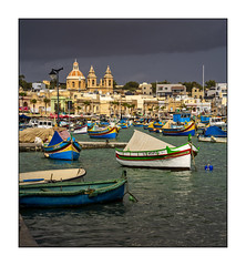 Dark clouds on Marsaxlokk