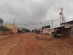 A street in Kouritenga District (Ouagadougou/Burkina Faso)