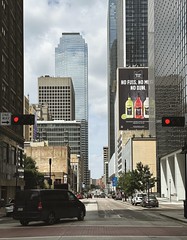 American streetscape - Dallas, Texas