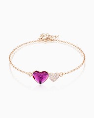 【INLOVIA】Chic Violet Duo Chain Bracelet