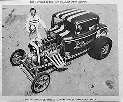 1973 Drag Racing Promotional Press Photo - 1932 Ford Hemi