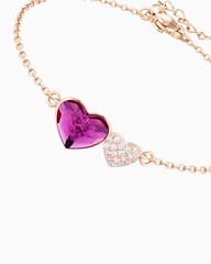 【INLOVIA】Chic Violet Duo Chain Bracelet