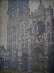 Claude Monet - Portail de la cathedrale de Rouen temps gris 1892 at Musée des Beaux-Arts - Rouen France