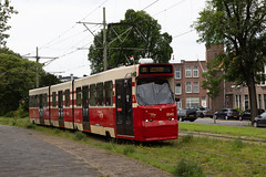 2024-06-02; 0102. HTM 3045 (oudste in dienst zijnde GTL). Van Boetzelaerlaan, Den Haag. Pendelritten 75 jaar PCC.