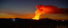 Second eruption north of Grindavík - a year ago