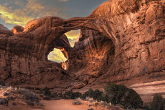 Last Light - Double Arch