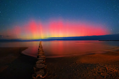 Northern Lights over the Baltic Sea