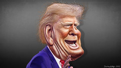 Donald Trump - Caricature