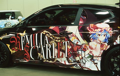 Touhou Project  東方プロジェクト Remilia Scarlet レミリア・スカーレット Hyundai Veloster Itasha car - San Antonio, Texas (2024)