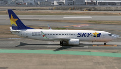 JA73NC Boeing 737-8FZ Skymark Airlines