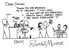 xkcd for Skycon 2009