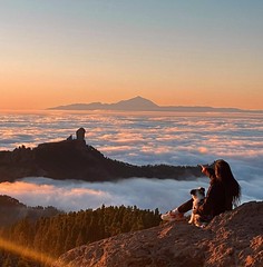 Mar de nubes. Gran Canaria.  Reserva de la Biosfera