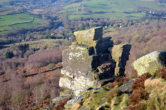 Curbar Edge and the Pinnacle Stone