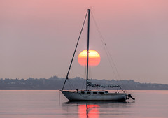 Sunrise Sailboat