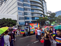 Aún y con la lluvia. Marcha de la Diversidad 2023/ Even so and with rain. San José, Costa Rica 2023