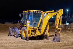 CAT Caterpillar 432D Backhoe Loader Las Canteras Beach Las Palmas